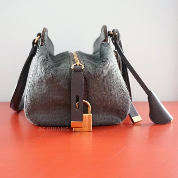Tod's Kate Easy Piccola Giorno Calf Hair Haircalf Leather Mini Satchel Lock Bag - Picture 3 of 16